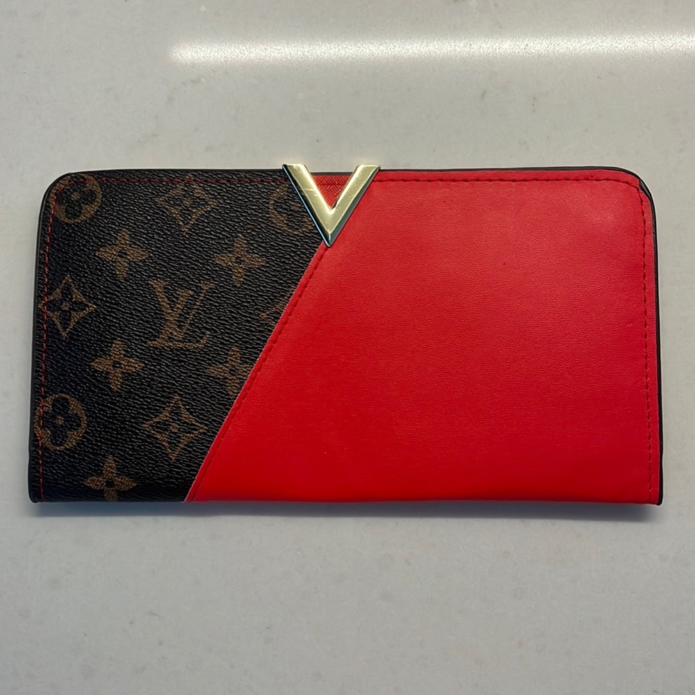 Red Clutch Wallet